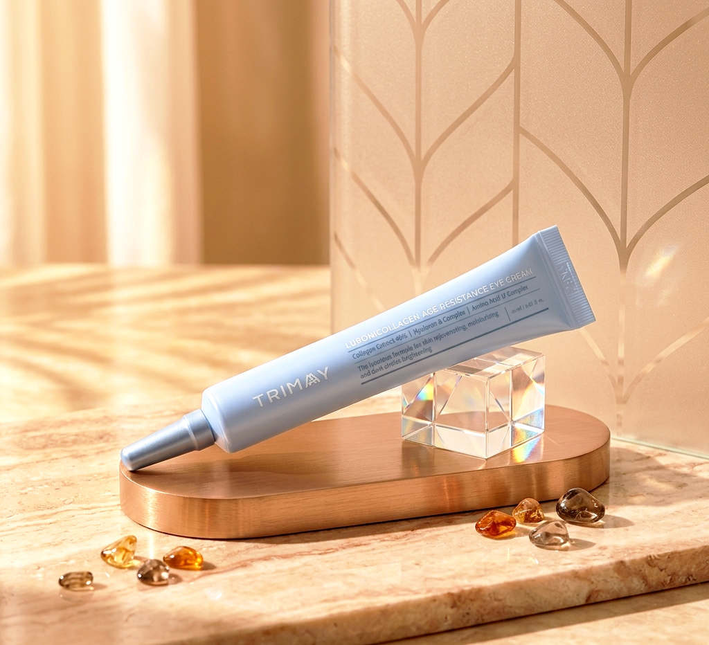 Trimay Luronicollagen Age Resistance Eye Cream (20ml) – Anti-Aging Under Eye Moisturizer with Hyaluronic Acid & Collagen for Wrinkles, Dark Circles & Puffiness