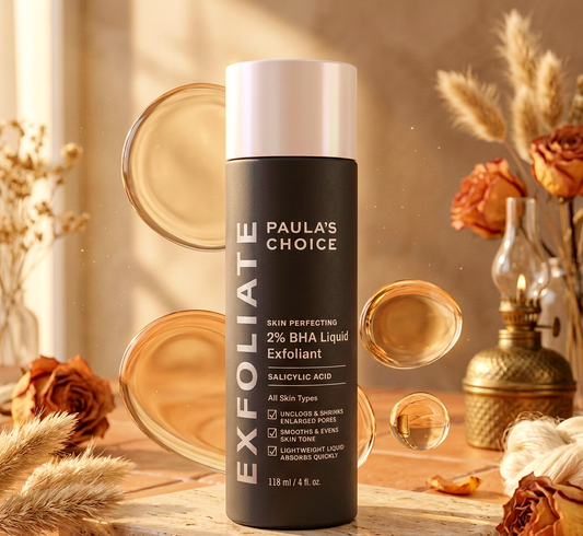 Paula's Choice Skin Perfecting 2% BHA Facial Liquid Exfoliant Toner For Men - Women 118ml