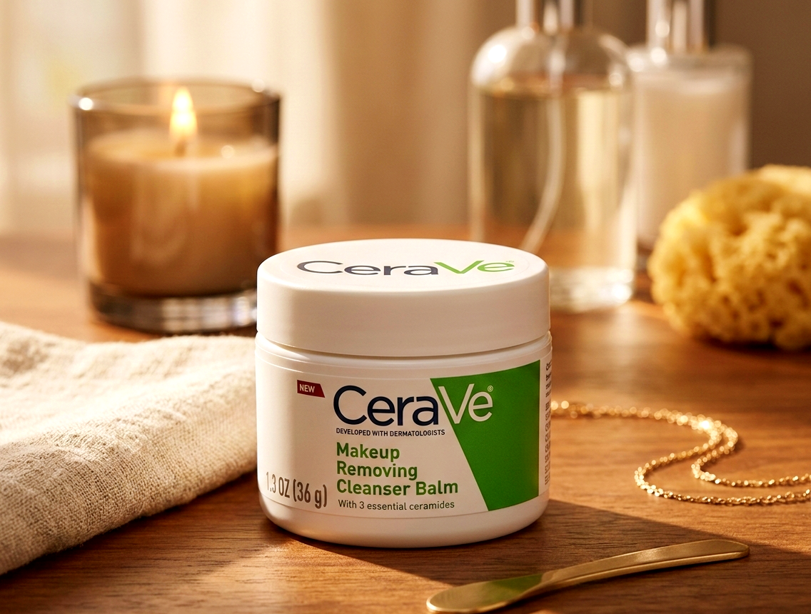 CeraVe Cleansing Makeup Remover Balm Hydrating Plant Based Non - Greasy Balm For Sensitive Skin