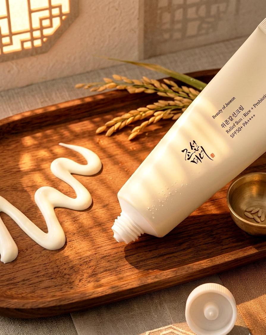 Beauty of Joseon Relief Sun SPF 50+ & PA ++++ Rice Probiotics Sunscreen For Daily Facial Use - Men Women Sunscreen 50ml