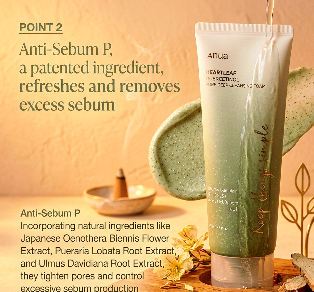Anua Heartleaf + BHA Quercetinol Pore Deep Cleansing Foam 150ml