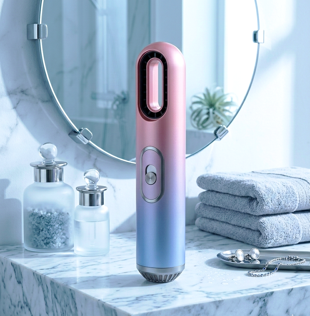 Hair Dryer with Comb Portable Thermostatic Hot & Cold Temperatures 3 Wind Speed Adjustable Hair Dryer