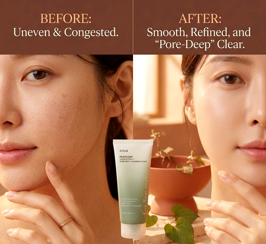 Anua Heartleaf + BHA Quercetinol Pore Deep Cleansing Foam 150ml