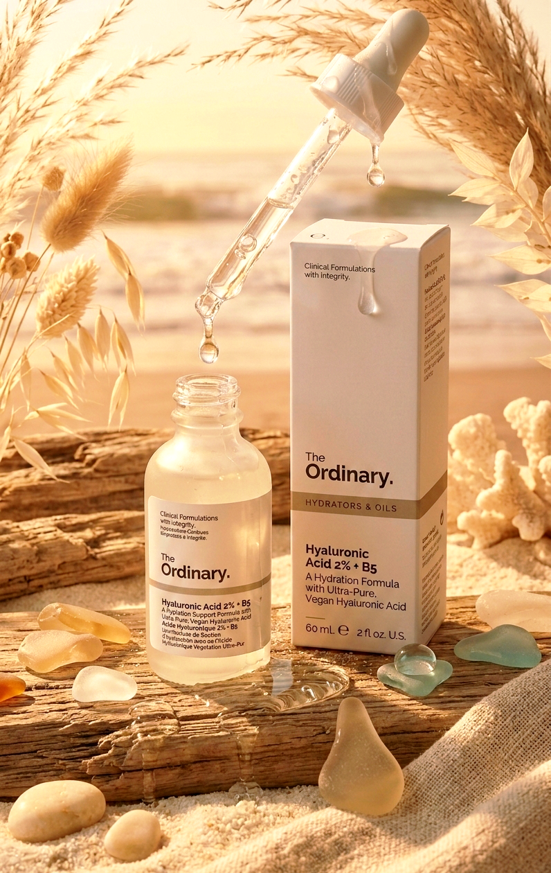 Ordinary Hyaluronic Acid 2% + B5 Face Serum Hydration Support Formula For Dryness and Fine Lines 30ml