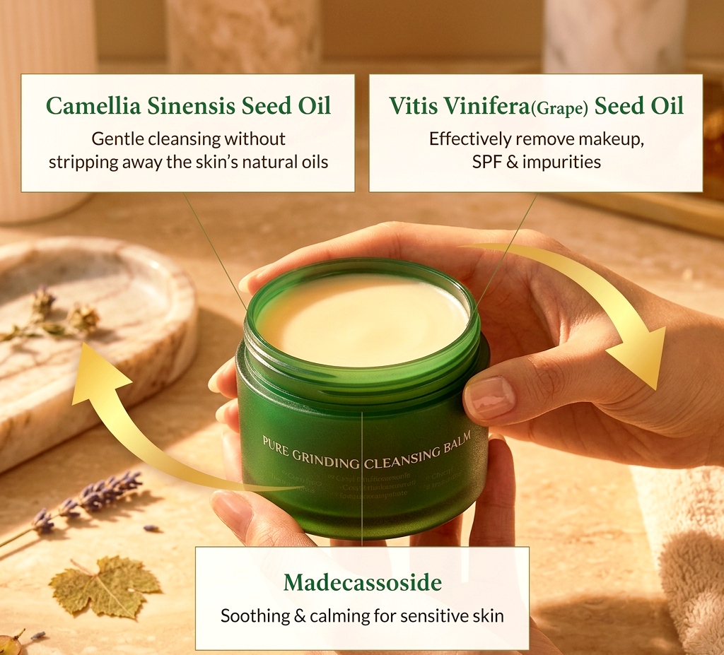 Dr. Althea Pure Grinding Cleansing Balm For Acne Blemishes Pore Skin Control - Men - Women 50ml