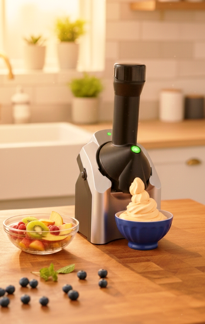 Electric Frozen Fruits Ice Cream Maker - Healthy Dessert Home Ice Cream Maker