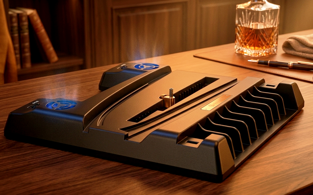 PS5 Vertical Cooling Stand & Dual Controller Charging Station with LED Indicators