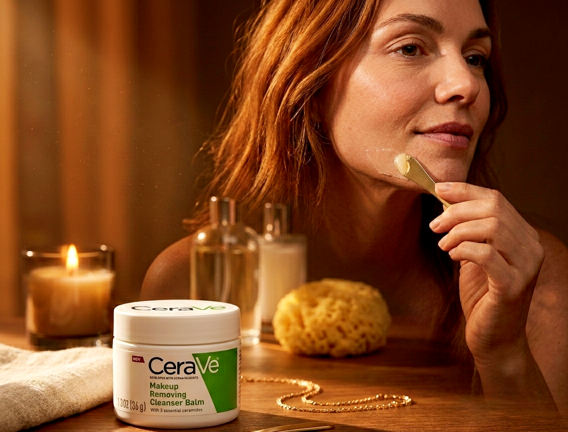 CeraVe Cleansing Makeup Remover Balm Hydrating Plant Based Non - Greasy Balm For Sensitive Skin