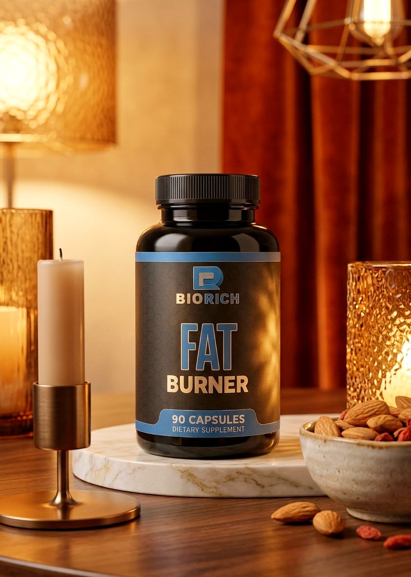 BioRich Fat Burner Energy & Metabolism Booster For Men & Women Dietary Supplement 90 Capsules