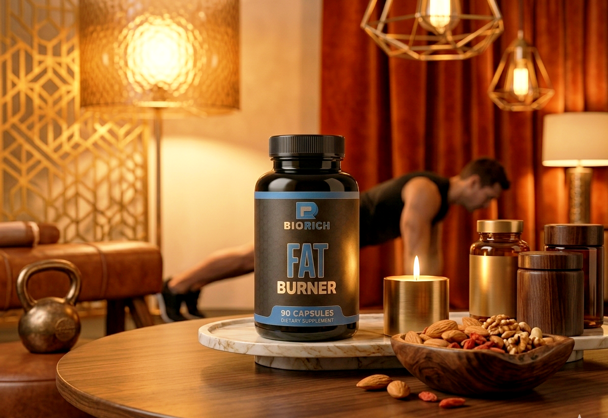BioRich Fat Burner Energy & Metabolism Booster For Men & Women Dietary Supplement 90 Capsules