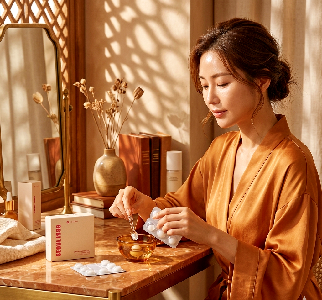 K-Secret Seoul 1988 Boosting Ball 100% Collagen (7 Capsules) – Firming & Elasticity Skin Booster