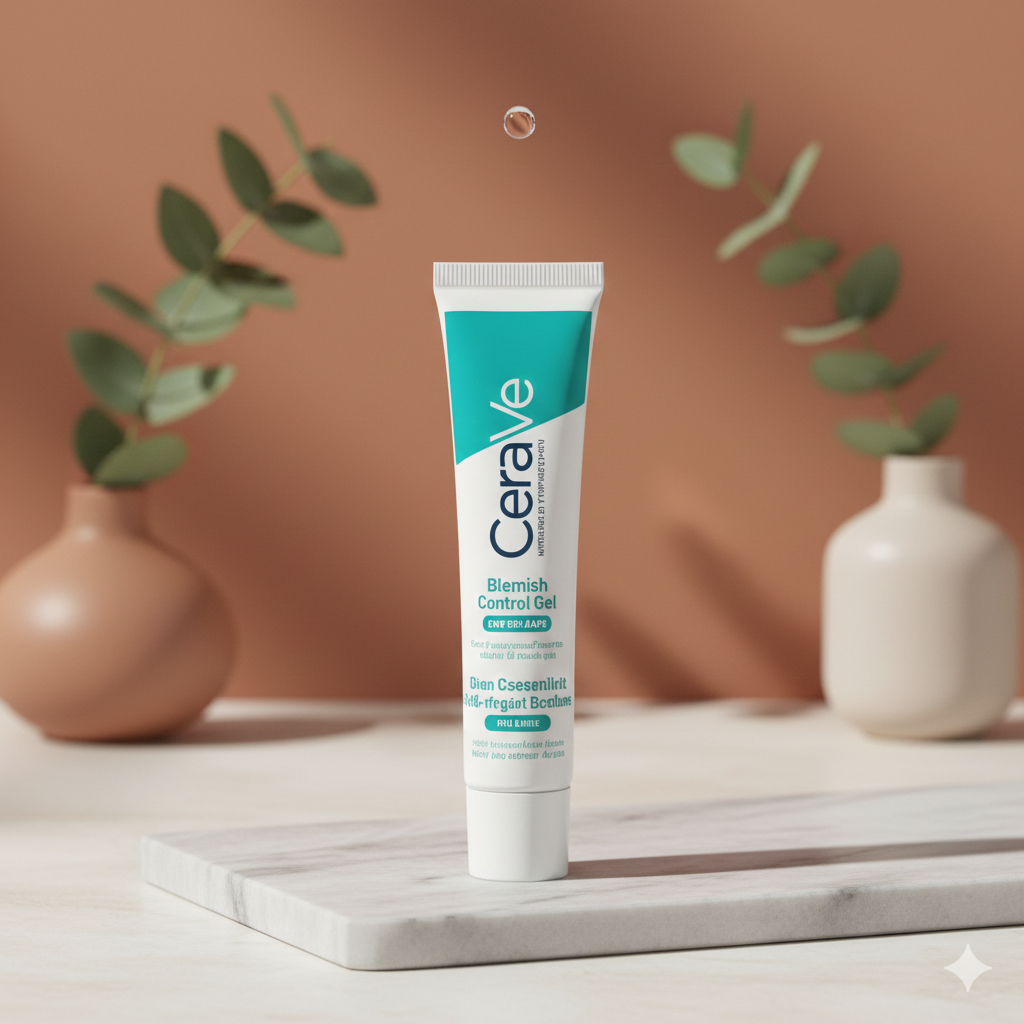 CeraVe Blemish Control Gel serum  Acne-Prone Skin 40ml with AHA & BHA Daily Moisturising Face Gel